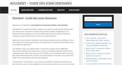 Desktop Screenshot of holodent.fr