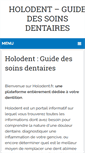 Mobile Screenshot of holodent.fr